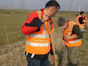 مراسم روز درختکاری در مزرعه حامی نمایندگی گیلان با مشارکت زندانیان